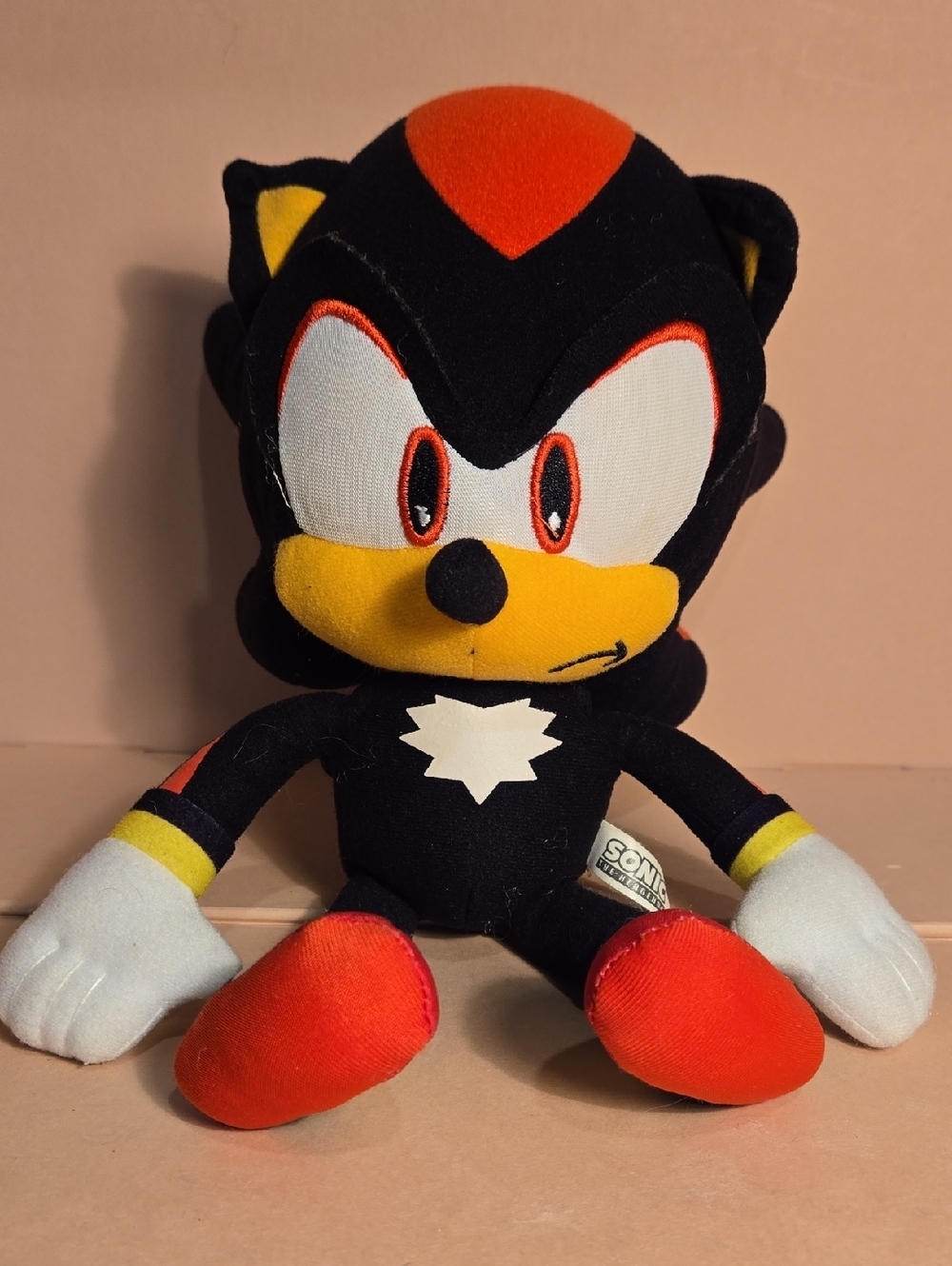 Sonic the Hedgehog Shadow Plush Doll Stuffed Animal 13" Sega  2018 Toy Factory